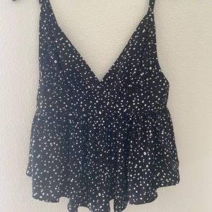 Topshop peplum blouse